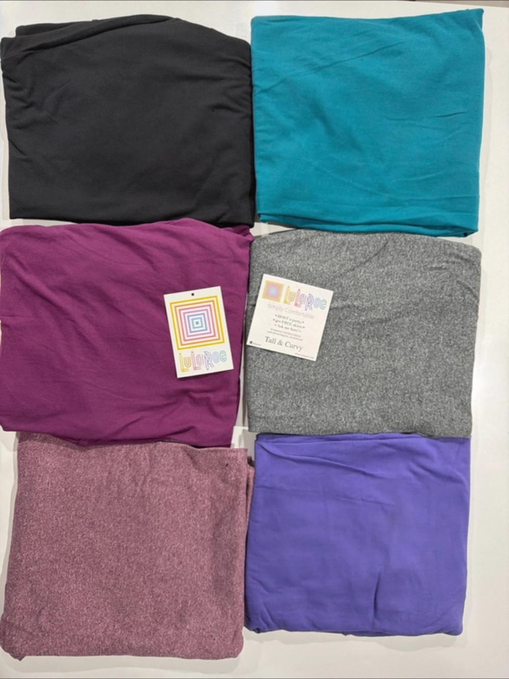 LuLaRoe TC solid leggings bundle